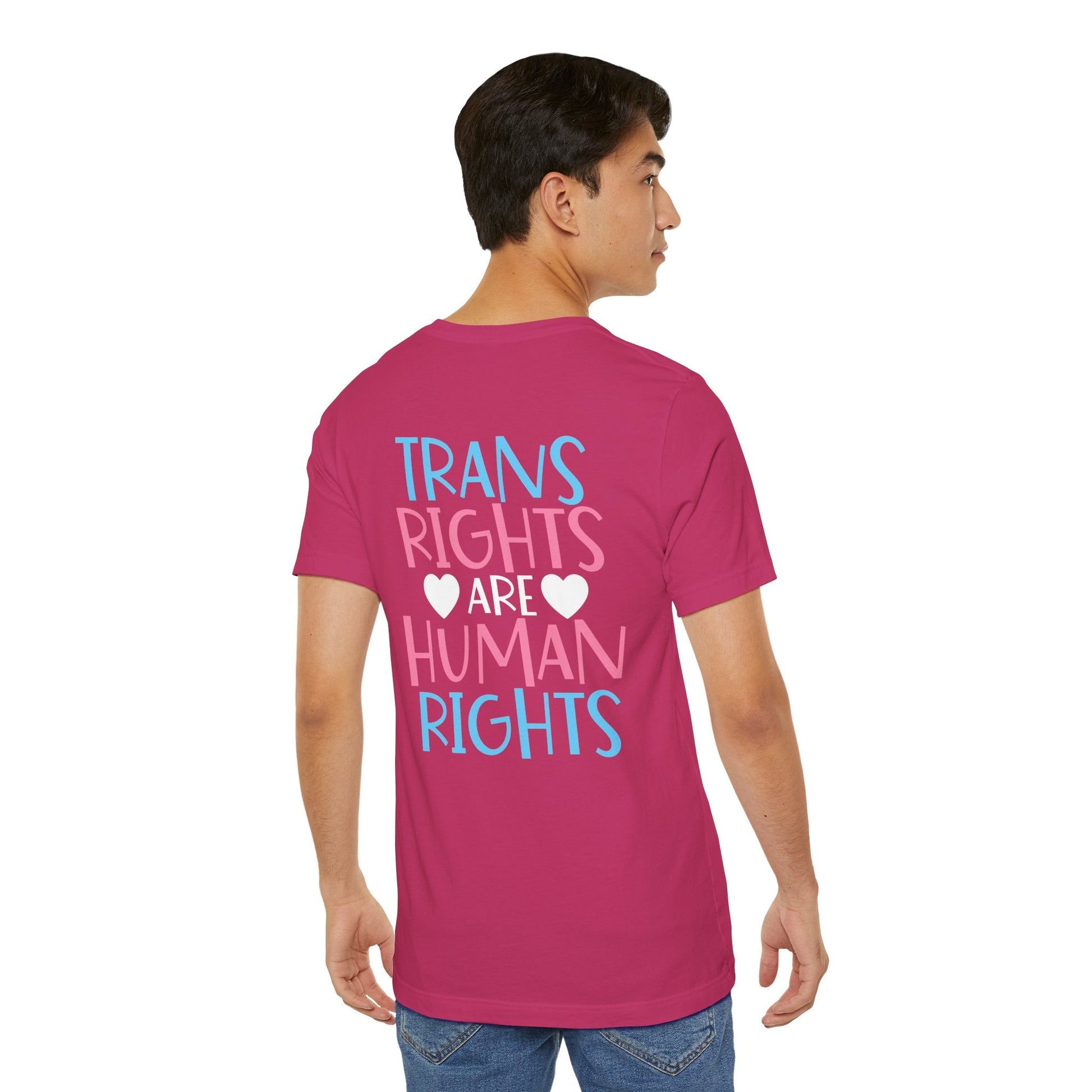 Trans Rights Unisex Tee - T-Shirt - The Lucky Wombat