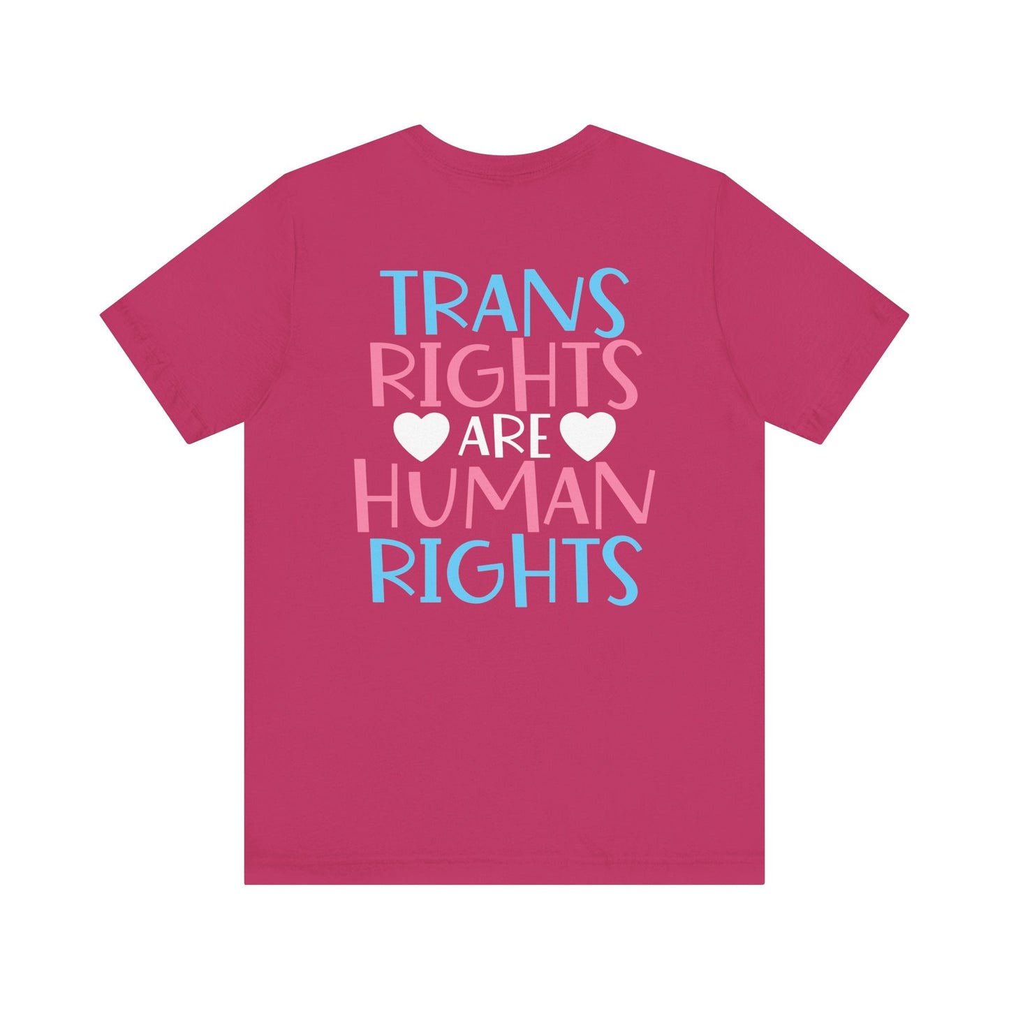 Trans Rights Unisex Tee - T-Shirt - The Lucky Wombat