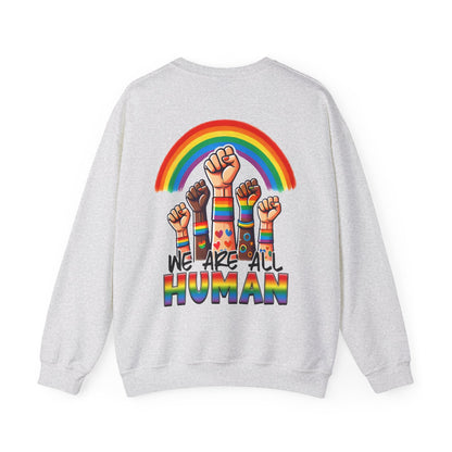 We are all humans Sweatshirt - Sweatshirt - The Lucky Wombat