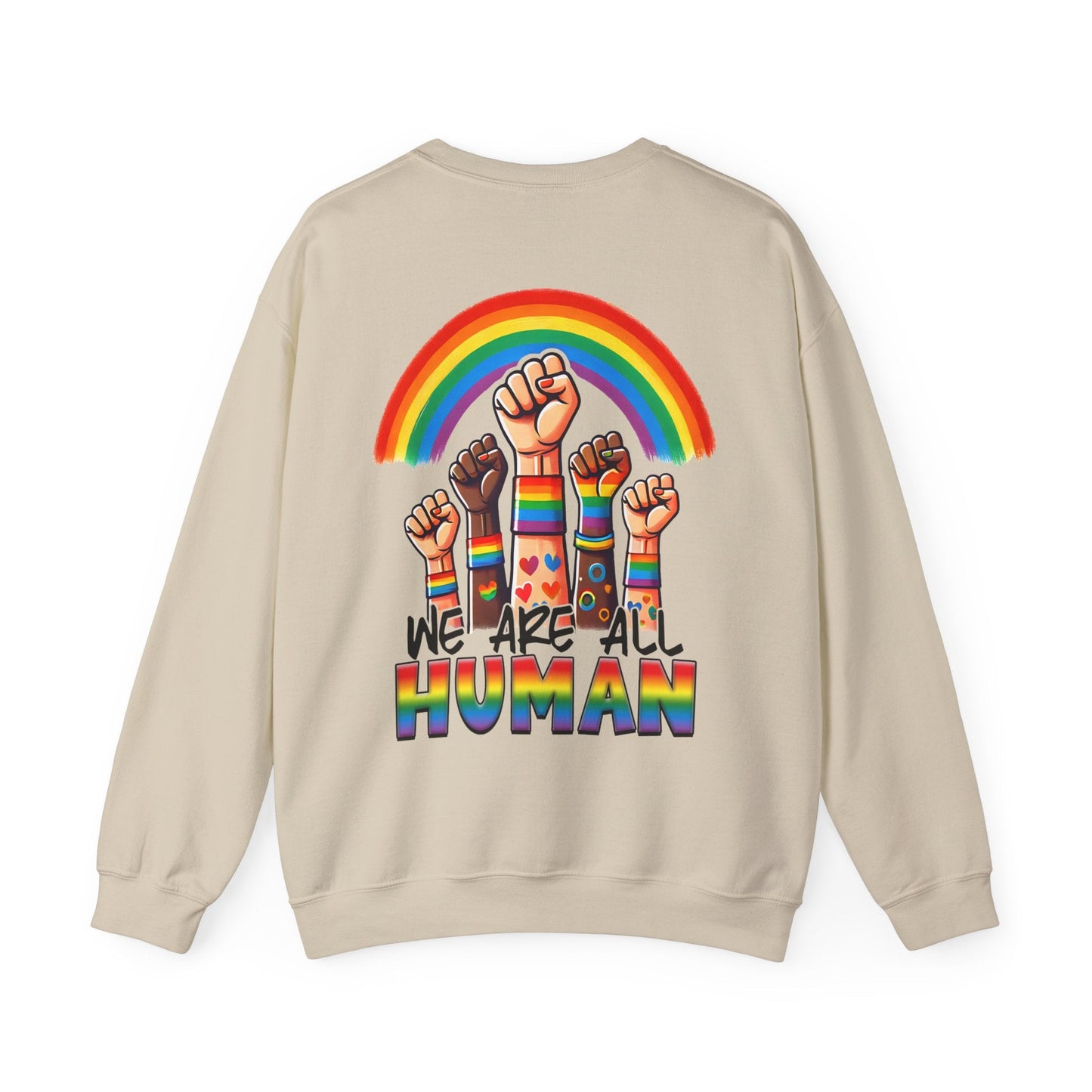 We are all humans Sweatshirt - Sweatshirt - The Lucky Wombat