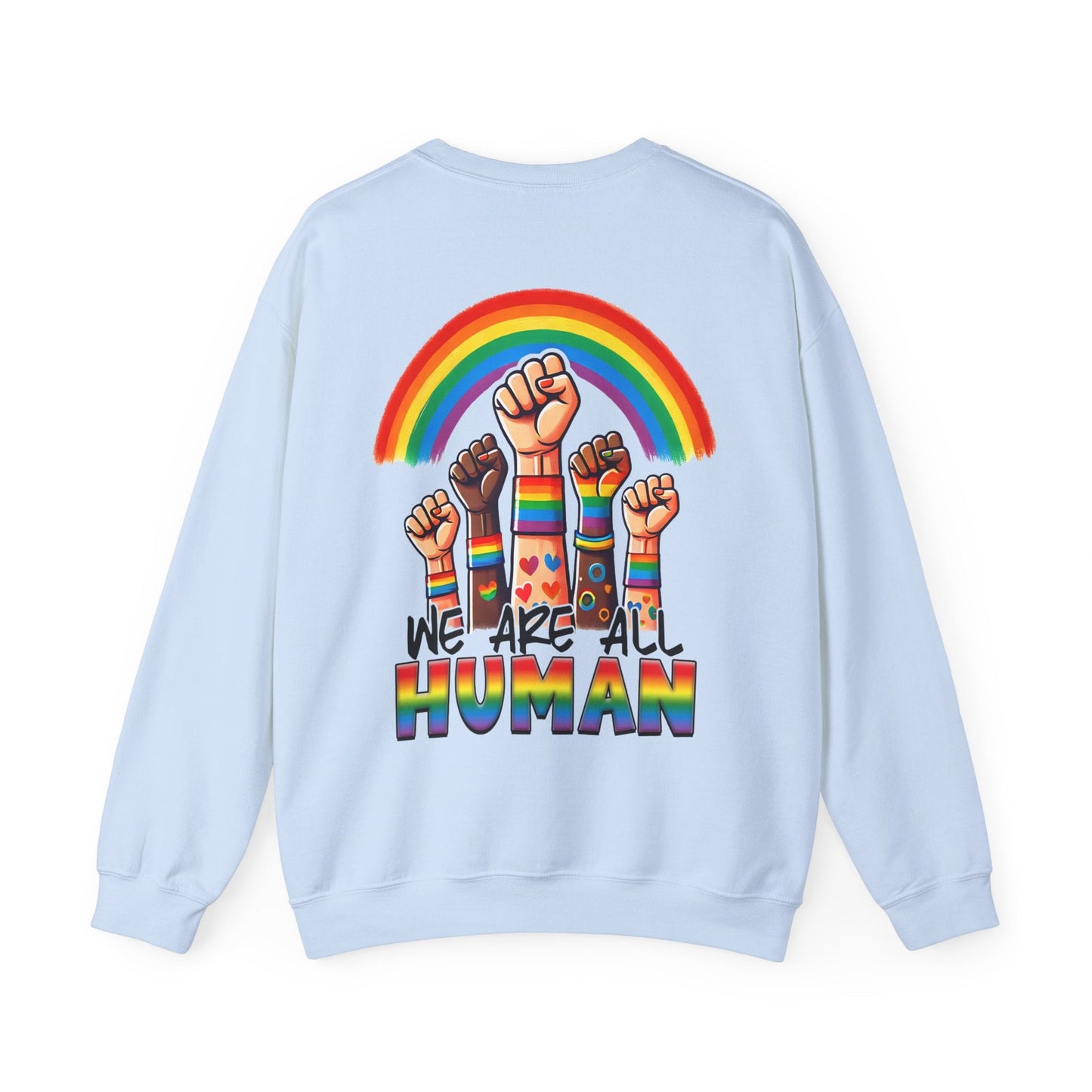 We are all humans Sweatshirt - Sweatshirt - The Lucky Wombat