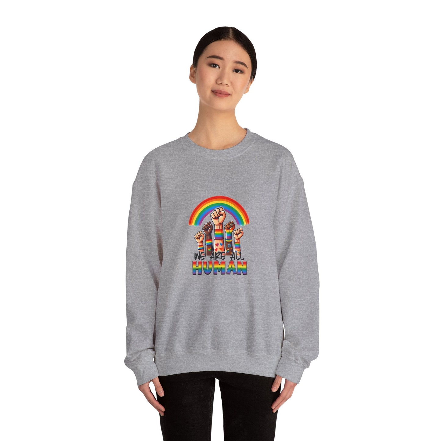 We are all humans Sweatshirt - Sweatshirt - The Lucky Wombat