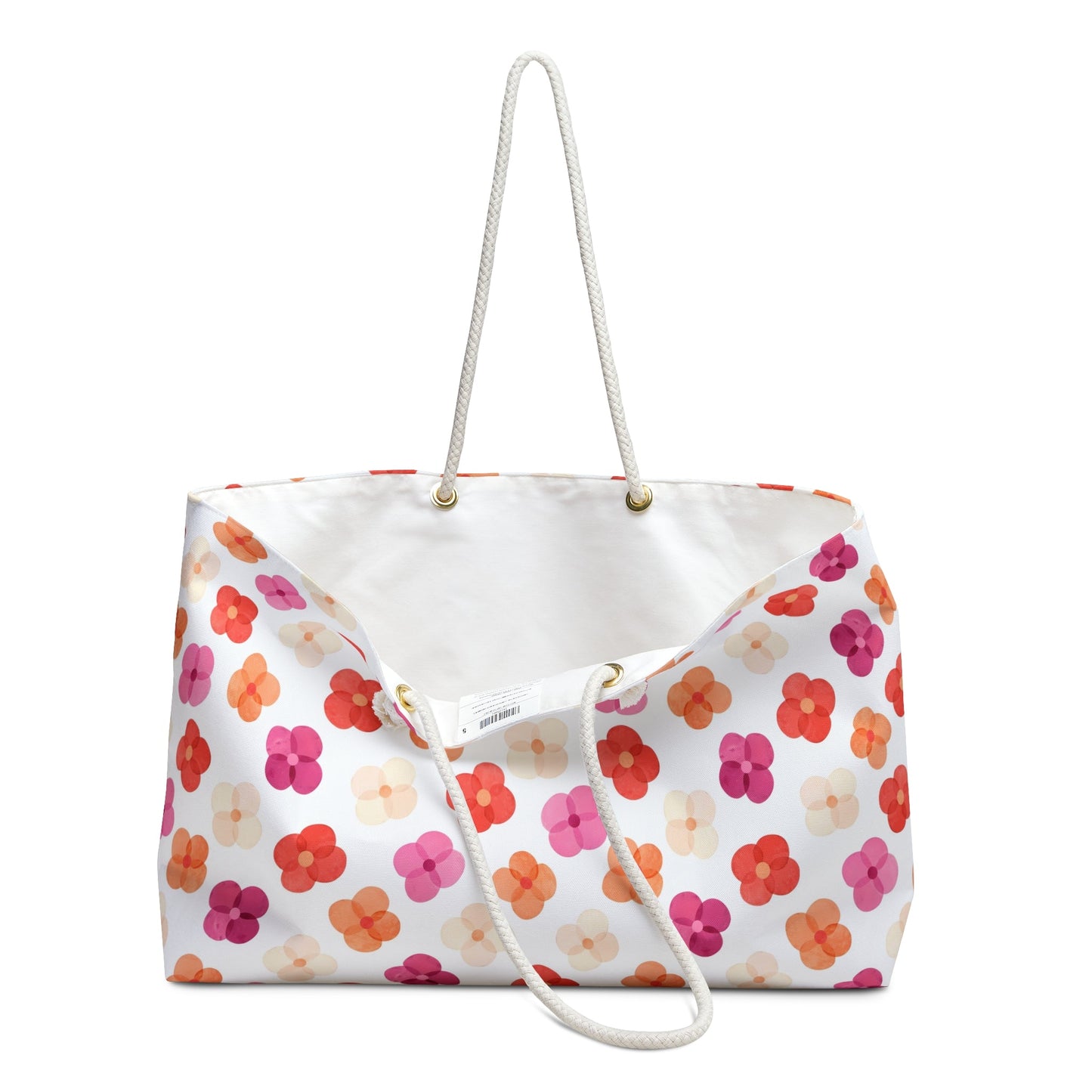 Weekender Bag - Vibrant Pride Blooms Bag - Lesbian Flag Colors - Bags - The Lucky Wombat